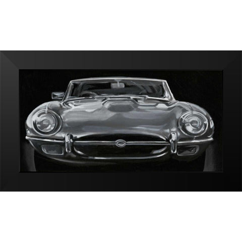 European Sports Car I Black Modern Wood Framed Art Print by Harper, Ethan