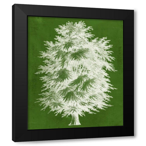 Modern Arbor I Black Modern Wood Framed Art Print with Double Matting by Vision Studio