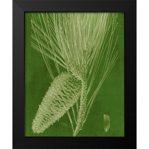 Modern Pine II Black Modern Wood Framed Art Print by Vision Studio
