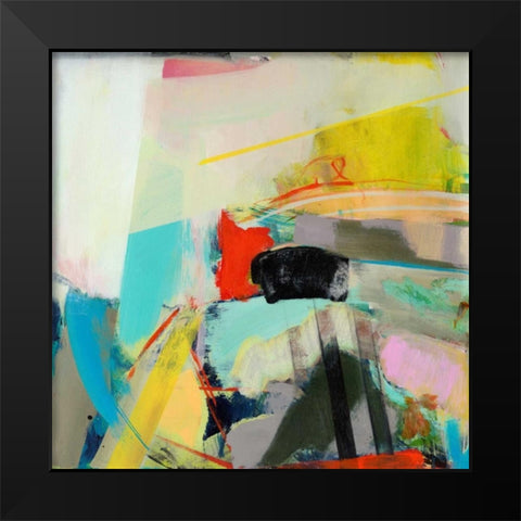 Jazz Hands I Black Modern Wood Framed Art Print by Fuchs, Jodi