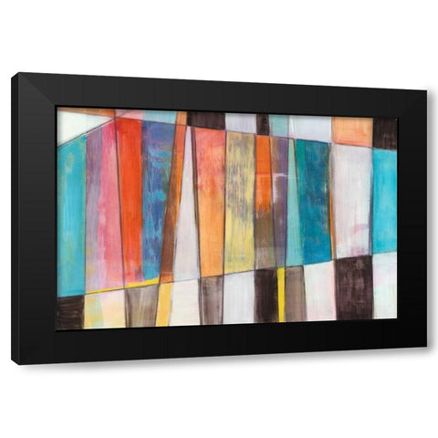 Rhythm and Hues I Black Modern Wood Framed Art Print by Fuchs, Jodi