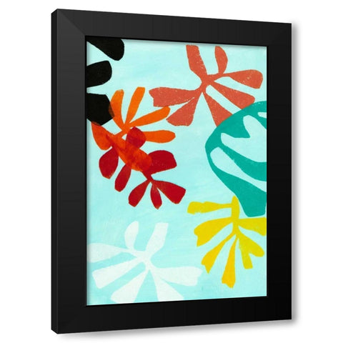 Tropicalia I Black Modern Wood Framed Art Print by Fuchs, Jodi