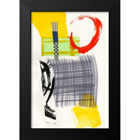 Haiku I Black Modern Wood Framed Art Print by Fuchs, Jodi