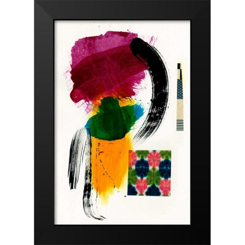 Haiku II Black Modern Wood Framed Art Print by Fuchs, Jodi