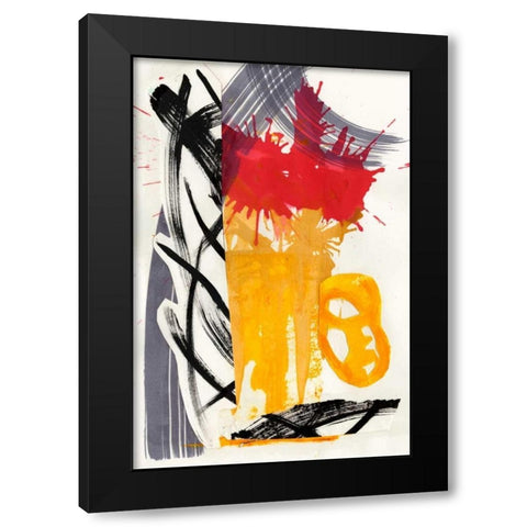 Haiku III Black Modern Wood Framed Art Print by Fuchs, Jodi