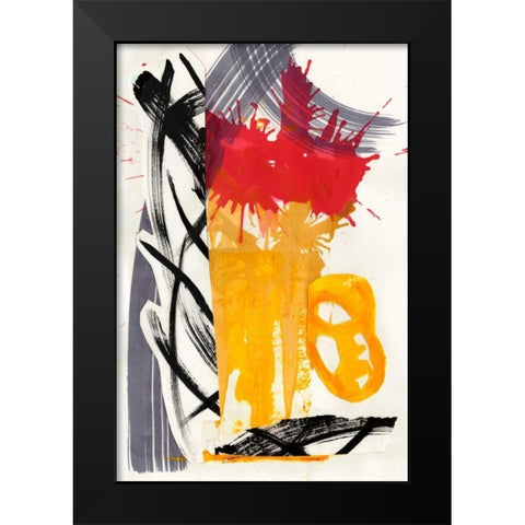 Haiku III Black Modern Wood Framed Art Print by Fuchs, Jodi