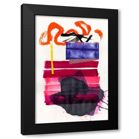 Haiku IV Black Modern Wood Framed Art Print with Double Matting by Fuchs, Jodi