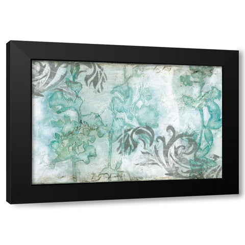 Non-Embellished Flower Spray III Black Modern Wood Framed Art Print by Goldberger, Jennifer
