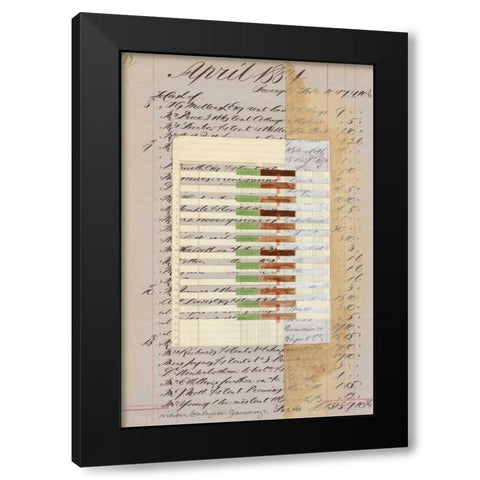 Journal Sketches XII Black Modern Wood Framed Art Print by Galapon, Nikki