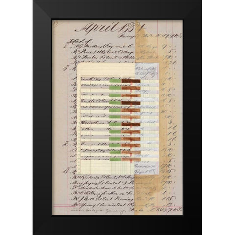 Journal Sketches XII Black Modern Wood Framed Art Print by Galapon, Nikki