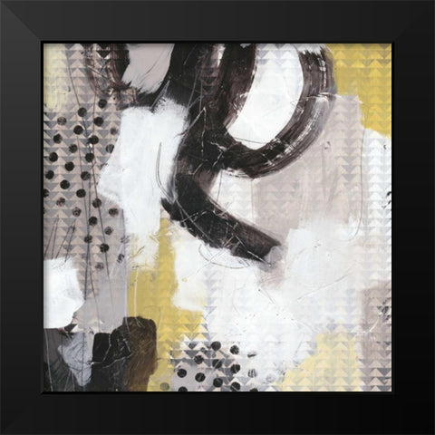 Tonal Gesture II Black Modern Wood Framed Art Print by Vess, June Erica