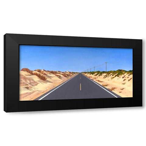 Route 12 Black Modern Wood Framed Art Print by Miller, Dianne