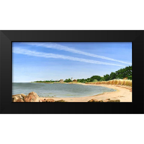 Contrails I Black Modern Wood Framed Art Print by Miller, Dianne