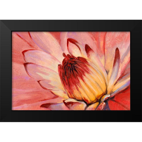 Micro Floral I Black Modern Wood Framed Art Print by OToole, Tim