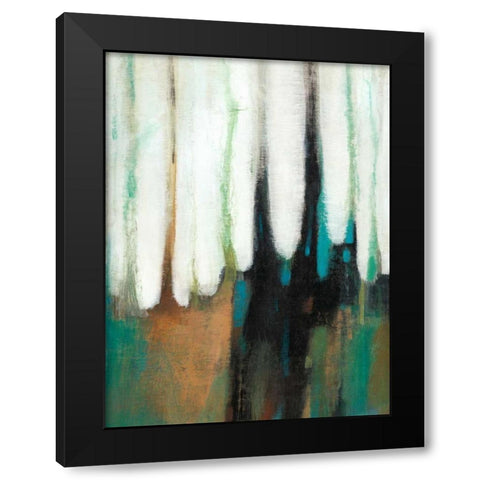 Falling Colors I Black Modern Wood Framed Art Print with Double Matting by OToole, Tim