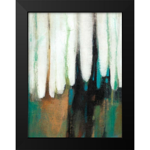 Falling Colors I Black Modern Wood Framed Art Print by OToole, Tim