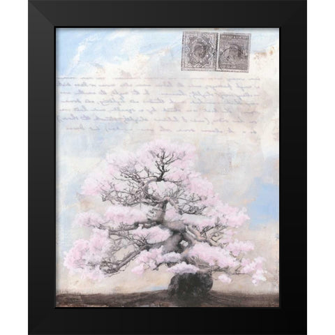 Springtime Memories II Black Modern Wood Framed Art Print by McCavitt, Naomi