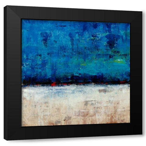 A Touch of Red II Black Modern Wood Framed Art Print with Double Matting by OToole, Tim