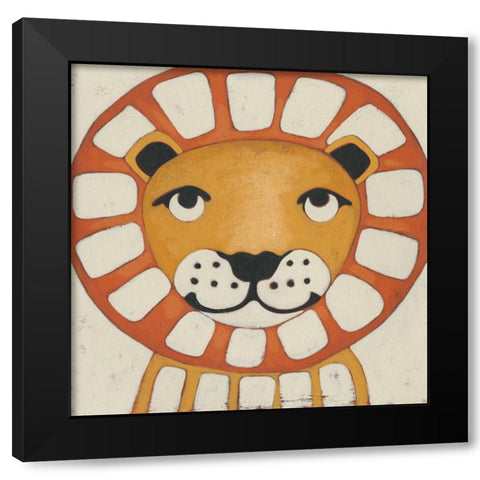 Zoo Portrait III Black Modern Wood Framed Art Print with Double Matting by Zarris, Chariklia