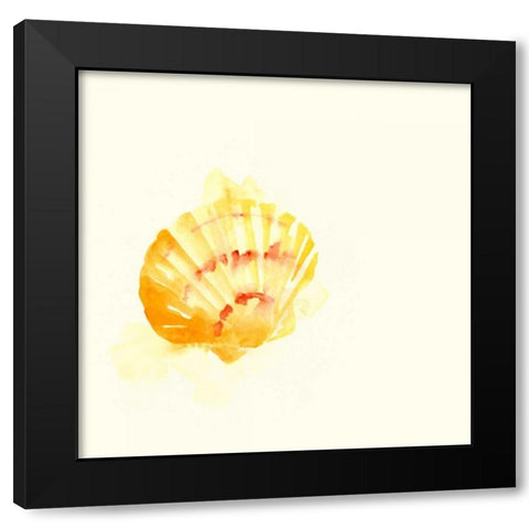 Tidal Impressions I Black Modern Wood Framed Art Print by Vess, June Erica