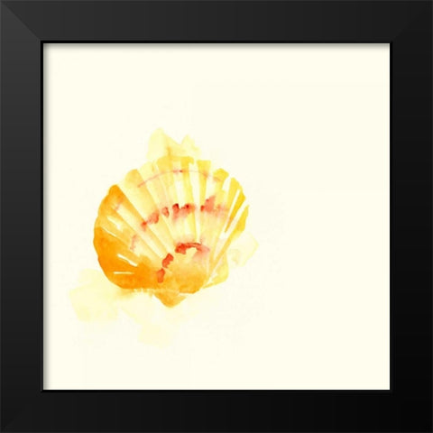 Tidal Impressions I Black Modern Wood Framed Art Print by Vess, June Erica