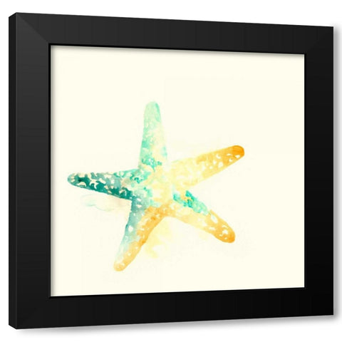 Tidal Impressions IV Black Modern Wood Framed Art Print by Vess, June Erica