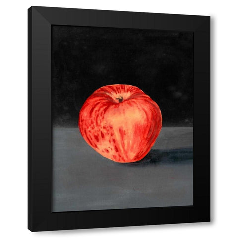 Fruit on Shelf I Black Modern Wood Framed Art Print with Double Matting by McCavitt, Naomi
