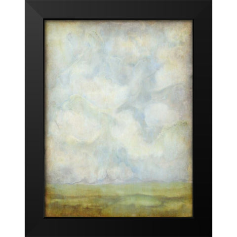 Aged Abstract Landscape I Black Modern Wood Framed Art Print by McCavitt, Naomi