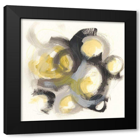 Neutron I Black Modern Wood Framed Art Print with Double Matting by Vess, June Erica