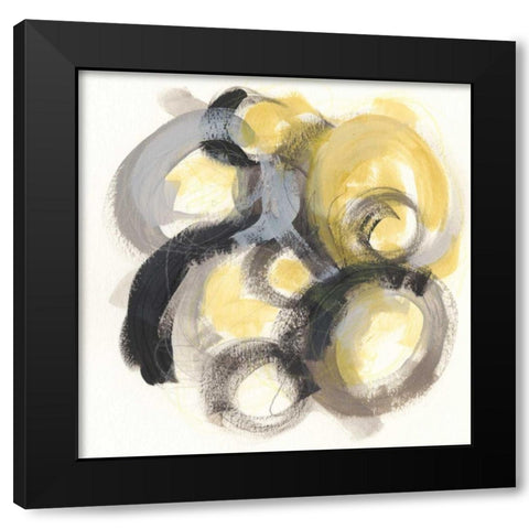 Neutron II Black Modern Wood Framed Art Print with Double Matting by Vess, June Erica