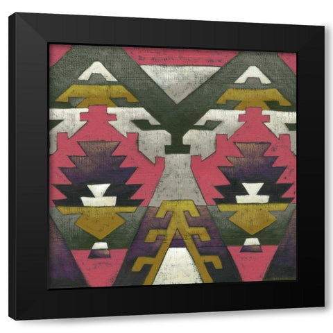 Wayfarer IV Black Modern Wood Framed Art Print with Double Matting by Zarris, Chariklia