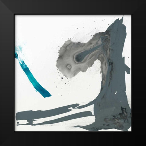 Minimal I Black Modern Wood Framed Art Print by Jasper, Sisa