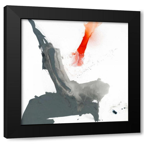 Minimal II Black Modern Wood Framed Art Print with Double Matting by Jasper, Sisa