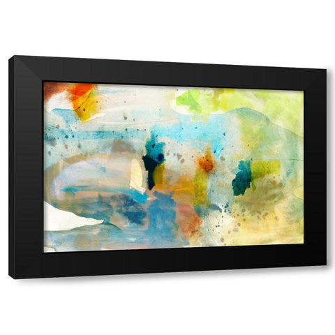 Deviation II Black Modern Wood Framed Art Print by Jasper, Sisa