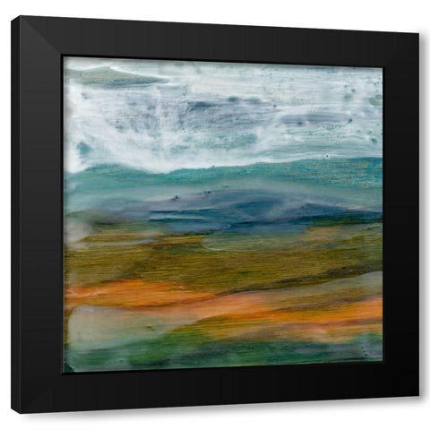 Misty Mountain I Black Modern Wood Framed Art Print with Double Matting by Ludwig, Alicia