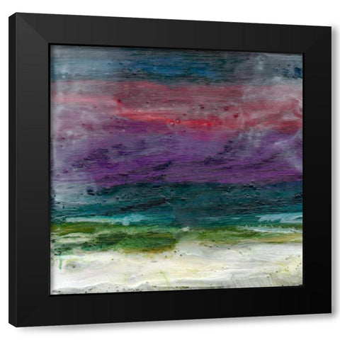 Red Sky at Night I Black Modern Wood Framed Art Print by Ludwig, Alicia