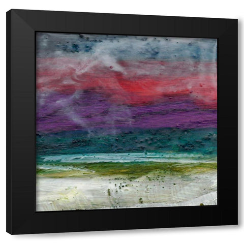 Red Sky at Night II Black Modern Wood Framed Art Print with Double Matting by Ludwig, Alicia