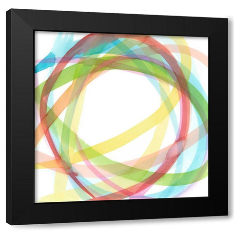 Full Color II Black Modern Wood Framed Art Print with Double Matting by Meagher, Megan