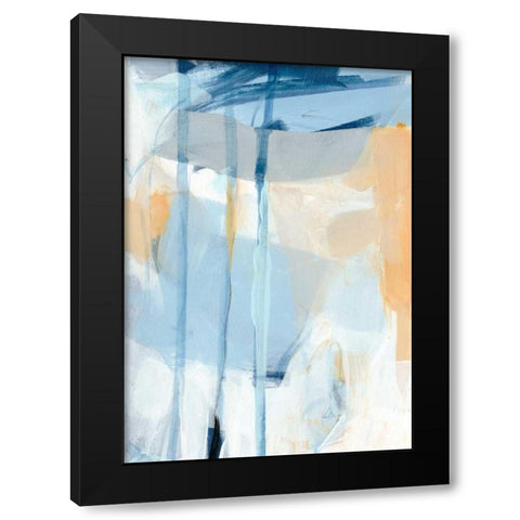 South Winds Black Modern Wood Framed Art Print with Double Matting by Long, Christina