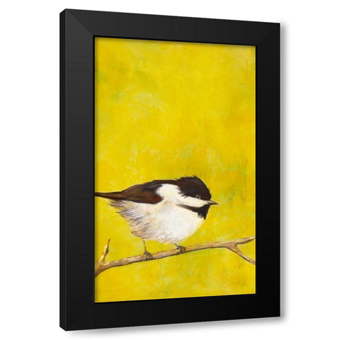 Perch I Black Modern Wood Framed Art Print by Altug, Mehmet