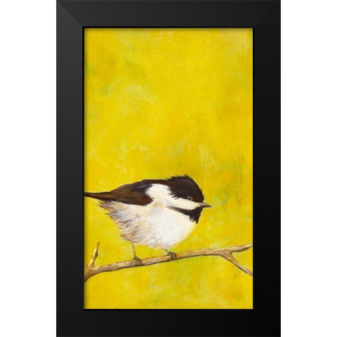 Perch I Black Modern Wood Framed Art Print by Altug, Mehmet