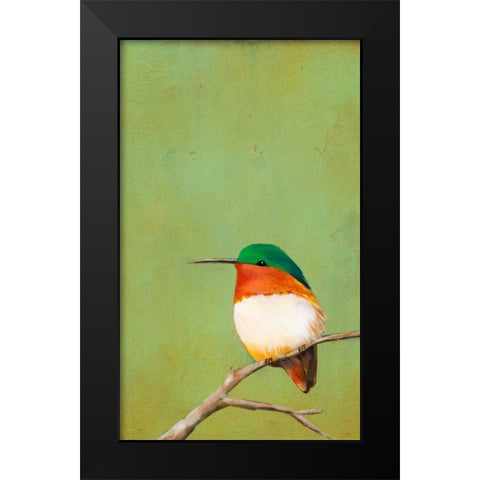 Perch III Black Modern Wood Framed Art Print by Altug, Mehmet