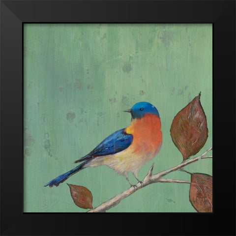 Resting Bird II Black Modern Wood Framed Art Print by Altug, Mehmet