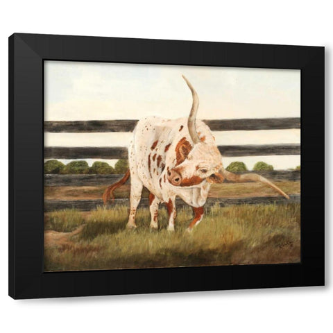 Itchin and a Scratchin II Black Modern Wood Framed Art Print with Double Matting by Winkler, Kathy