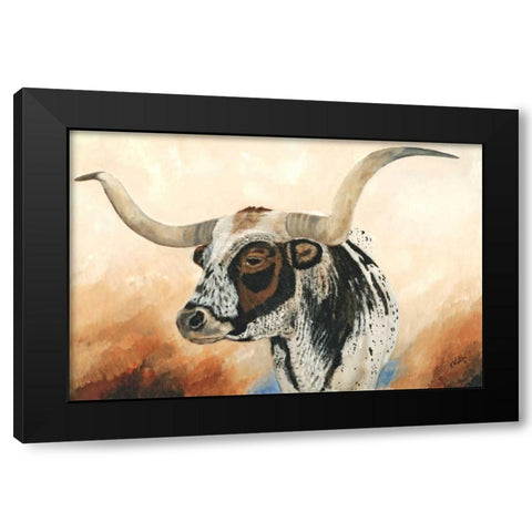 Wow II Black Modern Wood Framed Art Print with Double Matting by Winkler, Kathy