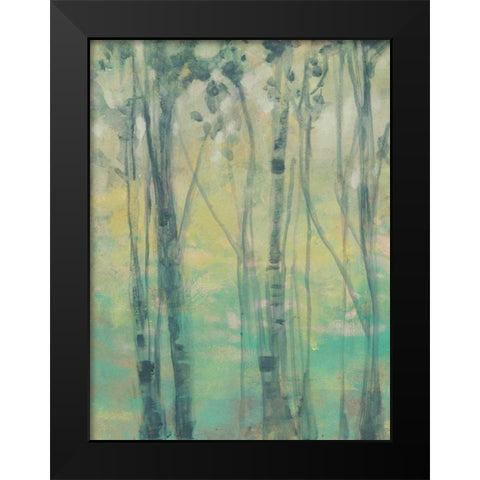 The Light in the Trees I Black Modern Wood Framed Art Print by Goldberger, Jennifer