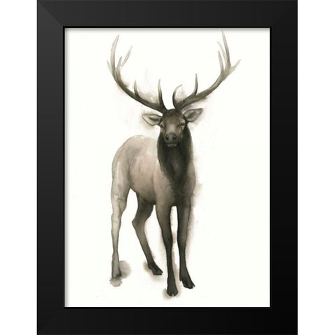 Majestic Wildlife II Black Modern Wood Framed Art Print by Popp, Grace