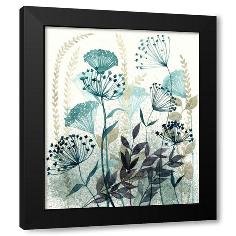 Allayed Floral I Black Modern Wood Framed Art Print by Popp, Grace