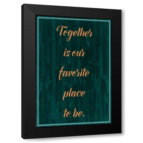 Spice Family Rules II Black Modern Wood Framed Art Print with Double Matting by Popp, Grace