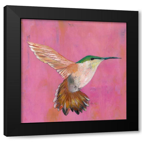 Sweet Hummingbird I Black Modern Wood Framed Art Print by Altug, Mehmet